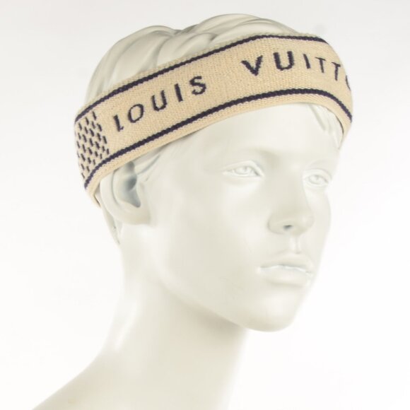 Authentic - 'Louis Vuitton' - Headband (Damier Azur) (2006) - Picture 2 of 7
